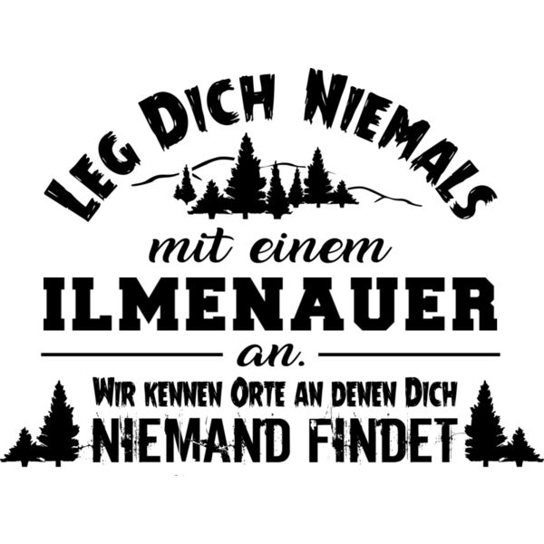 leg dich nicht an schwarz Miniaturansicht